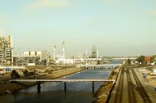 Oil Refinery Royalty Free Stock Photo Oil Refinery Royalty Free Stock Photo