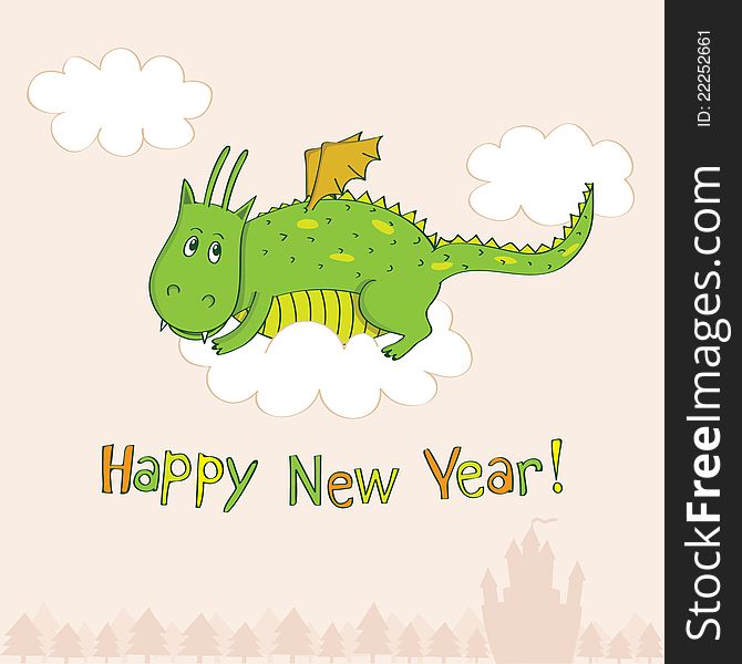 New Year S Greeting Card