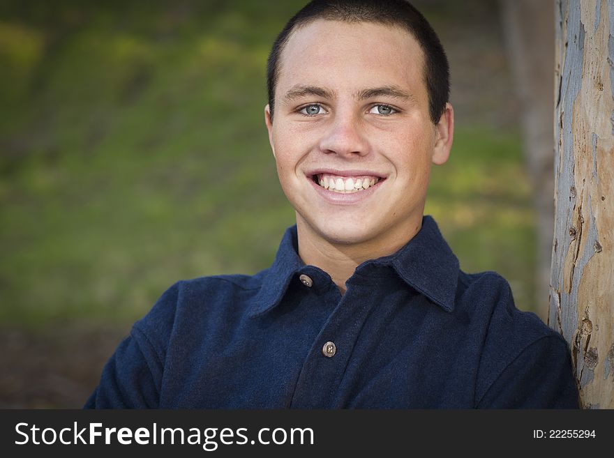 Handsome Young Boy Portrait