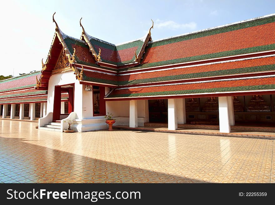 Thai temples in Bangkok, Thailand.