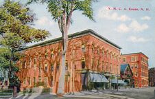 YMCA Building In Keene NH Stock Images