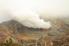 Poás Volcano Crater Fumarole Royalty Free Stock Photography Poás Volcano Crater Fumarole Royalty Free Stock Photography