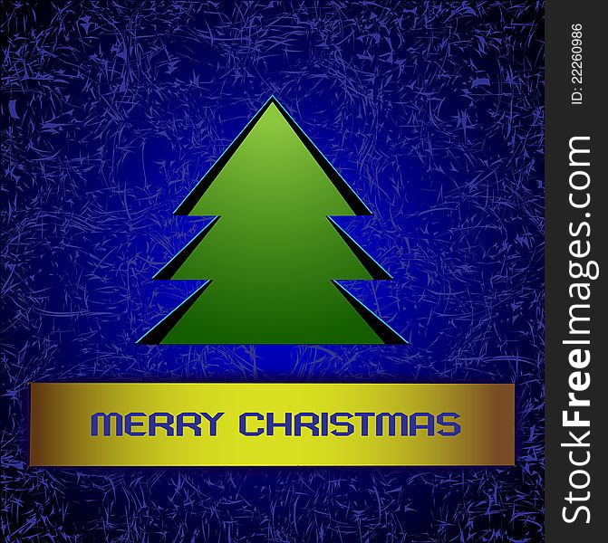 Creative Christmas greeting card.Vector illustration. Creative Christmas greeting card.Vector illustration