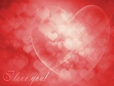 Greeting Card For Valentine S Day Royalty Free Stock Photos