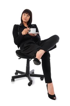 Business Woman Relaxing Stock Photo