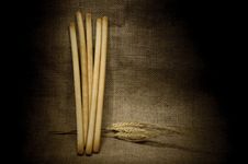 Bread Sticks Royalty Free Stock Images