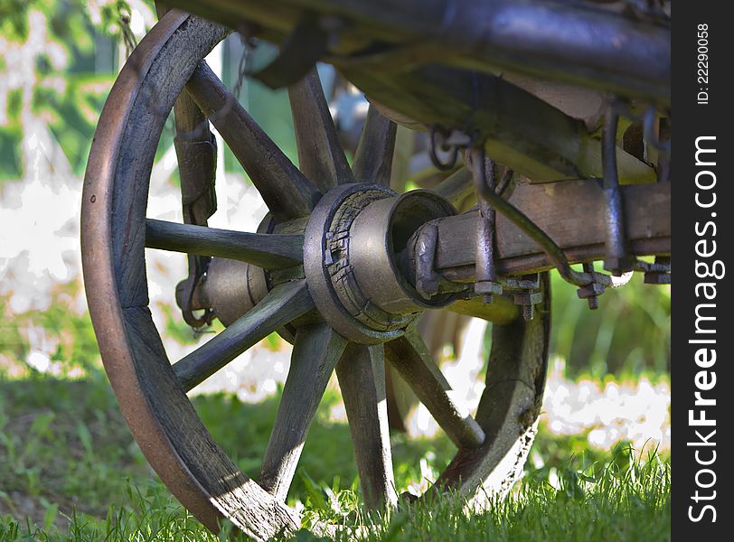 Details of an old cart, Hungary. Details of an old cart, Hungary