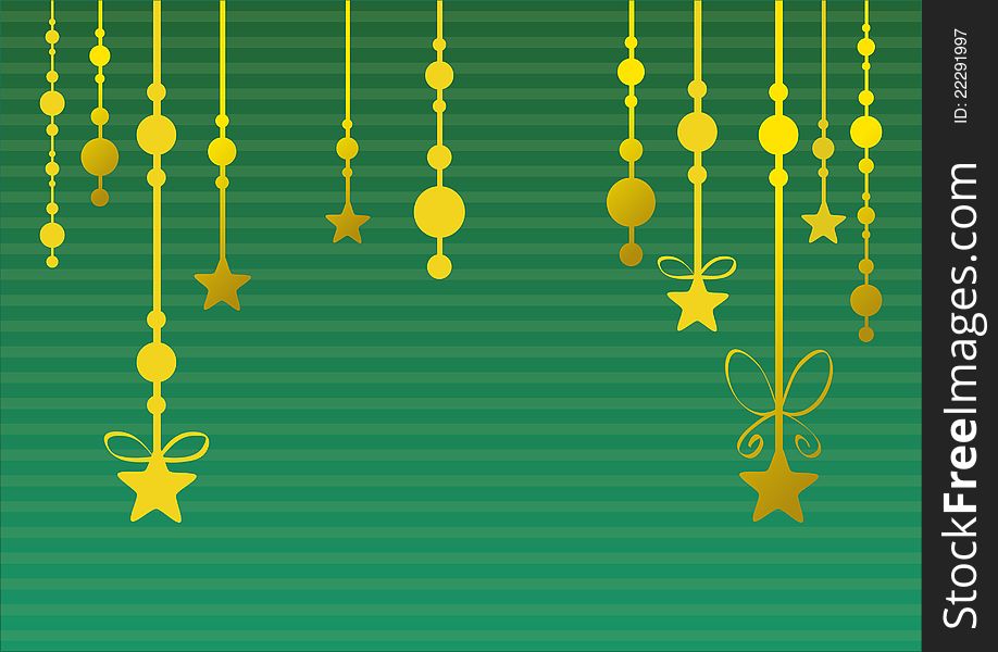 Abstract Christmas Background (green)