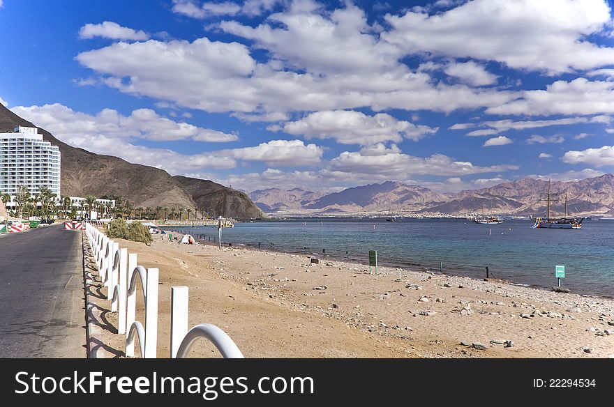 Resting Area Near Resort Hotel, Eilat, Israel