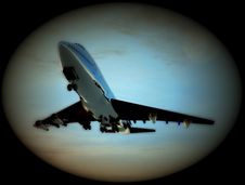 Plane In Flight 12 Royalty Free Stock Photo Plane In Flight 12 Royalty Free Stock Photo