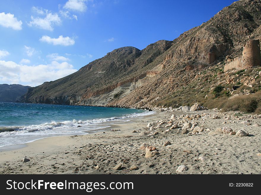 Beach in the Cala de San Pedro