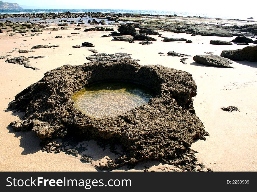 Rocky Beach of Canos, Spain. Rocky Beach of Canos, Spain