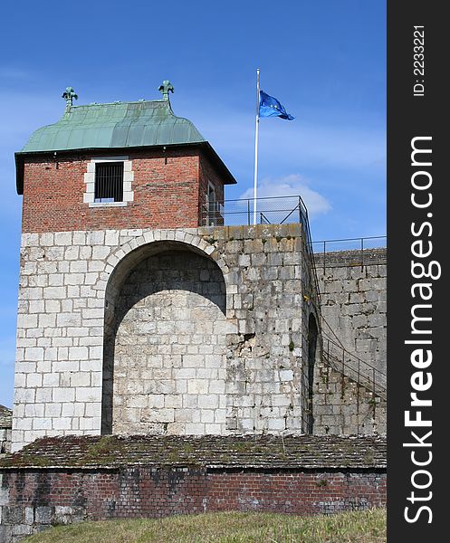 Part of the Besanson fortress called the King's tower. It was built by the architect Vauban.