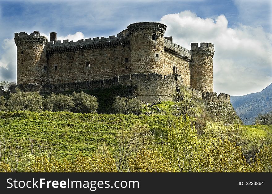 Castillo tipico de la provincia de avila. Castillo tipico de la provincia de avila