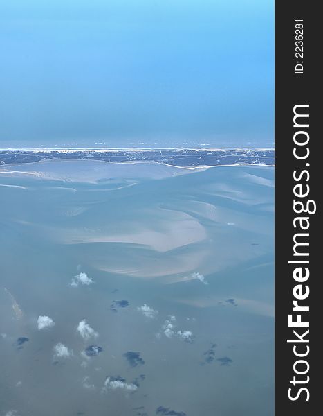 View Over Wadden Sea Islands