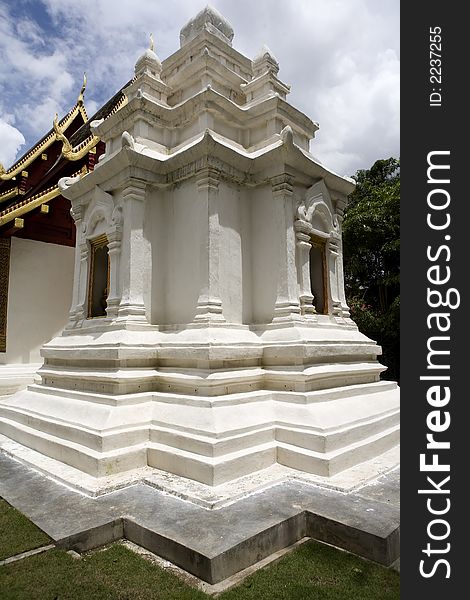 Architecture of Phra Singh temple in Chiang Mai / Thailand. Architecture of Phra Singh temple in Chiang Mai / Thailand