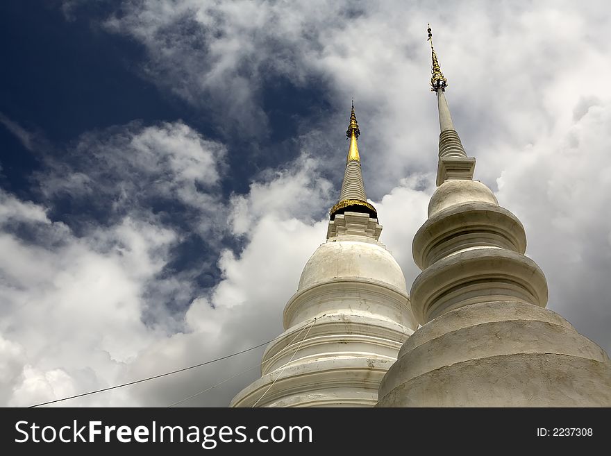 Architectural element of Phra Singh temple in Chiang Mai / Thailand. Architectural element of Phra Singh temple in Chiang Mai / Thailand