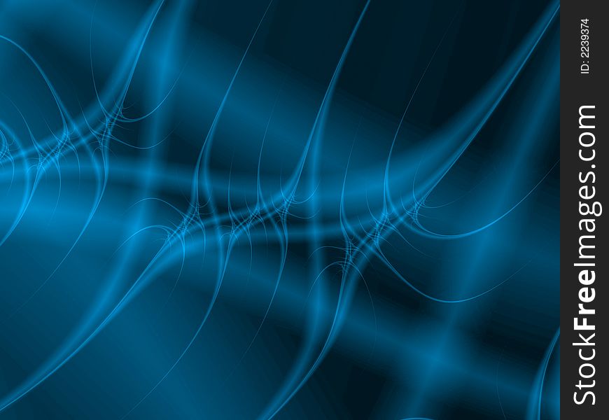 Dark blue metallic background fractal