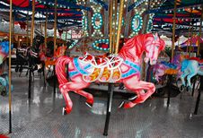 Pink Carousel Horse Stock Images Pink Carousel Horse Stock Images
