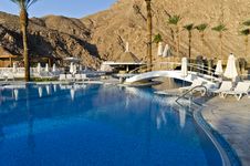 Resting Area Near Resort Hotel, Eilat, Israel Stock Images