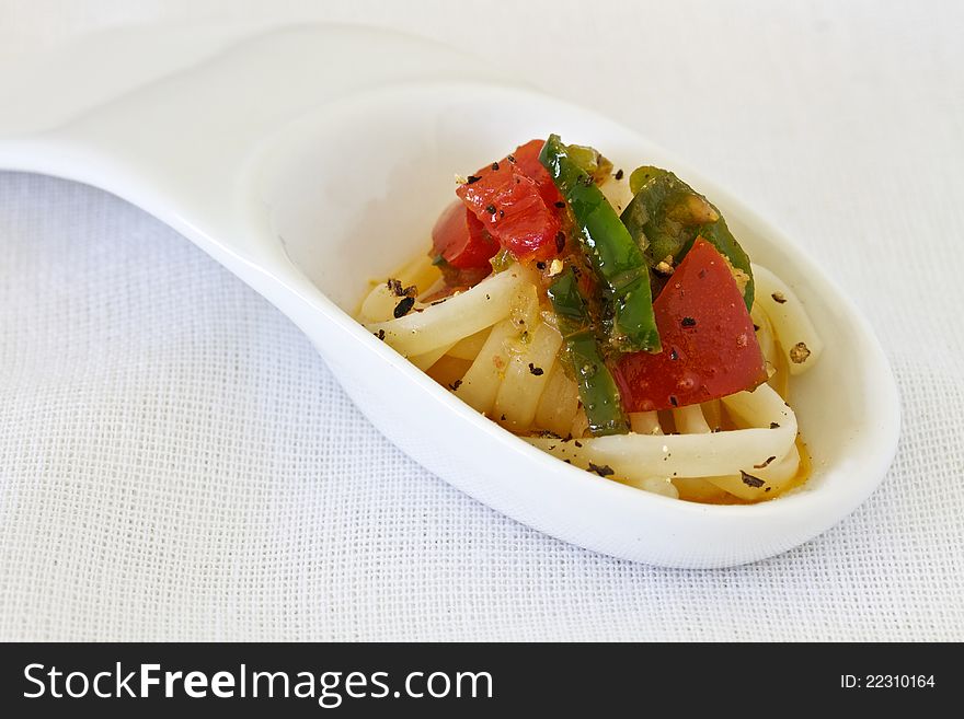 Ingredients for Basil Pesto on white wooden background