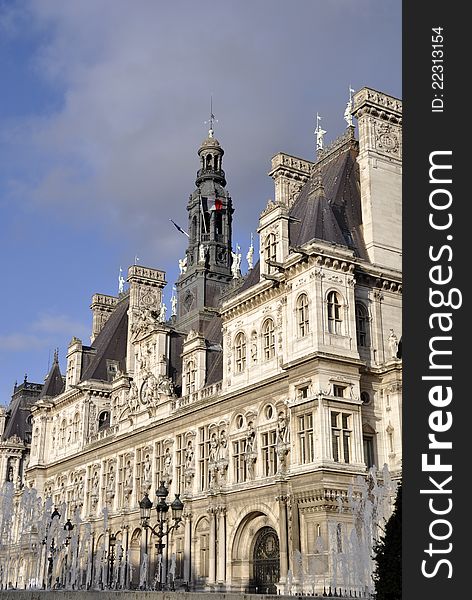 HÃ´tel de Ville de Paris, Paris City Hall, France