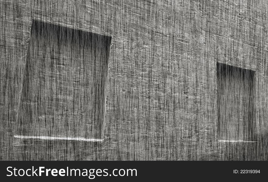 Textured exterior construction in urban scene. Textured exterior construction in urban scene