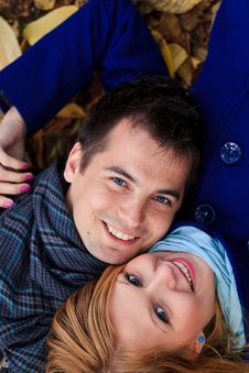 Autumn Couple Royalty Free Stock Images Autumn Couple Royalty Free Stock Images