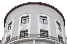 Building With Rounded Facade And Balustrade Stock Photography Building With Rounded Facade And Balustrade Stock Photography