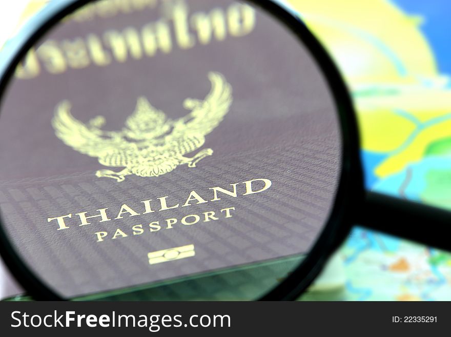 Thailand passport zoom for tourism