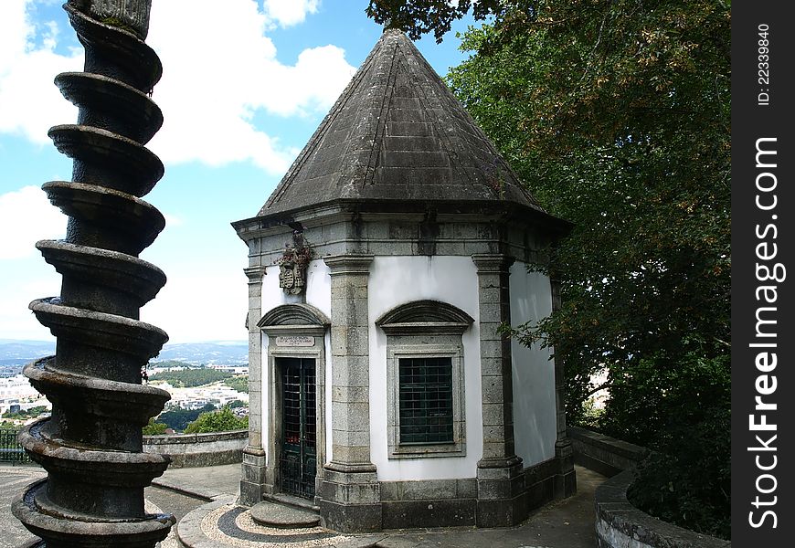 One of the chapels of Bom Jesus do Monte, Braga, Portugal. One of the chapels of Bom Jesus do Monte, Braga, Portugal