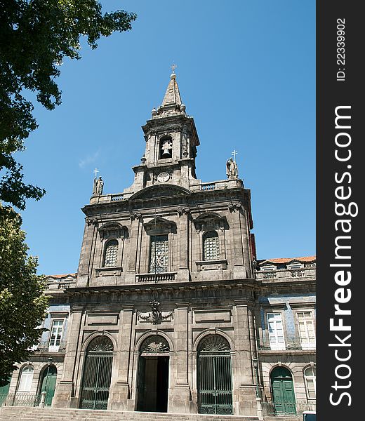 Trindade Church in Porto,Portugal. Trindade Church in Porto,Portugal