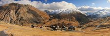 Alpine Mountain Panorama Royalty Free Stock Images Alpine Mountain Panorama Royalty Free Stock Images