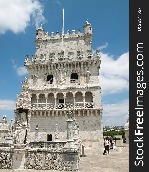 Tower of Belem in Lisboa,Portugal. Tower of Belem in Lisboa,Portugal