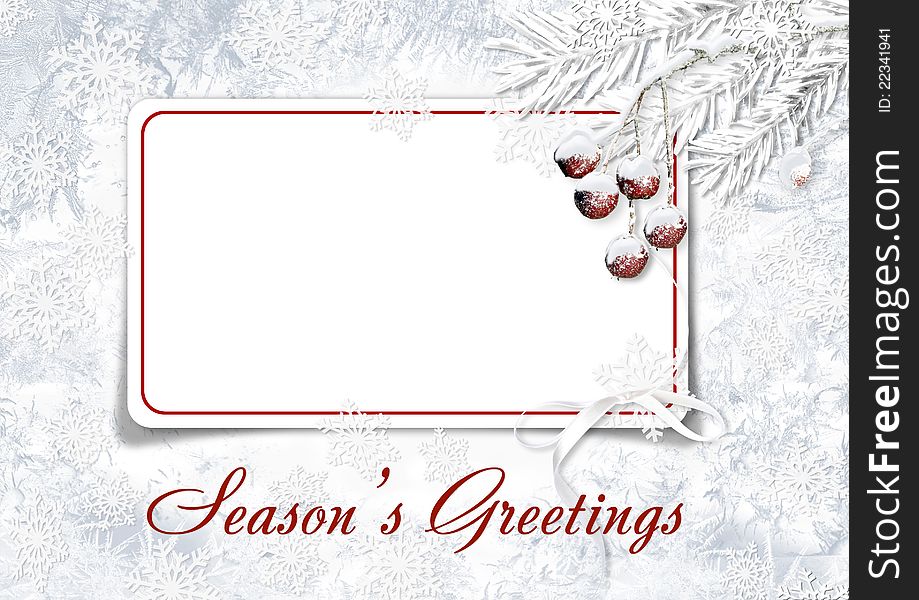 Holiday's greeting card