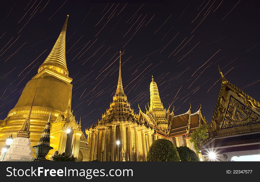 Royal palace (Wat Phra Kaew) in Bangkok, Thailand. Royal palace (Wat Phra Kaew) in Bangkok, Thailand