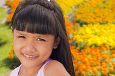 Little Girl Smile Stock Image