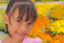 Little Girl Smile Royalty Free Stock Images