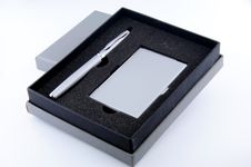 Pen In Gift Box Stock Images Pen In Gift Box Stock Images