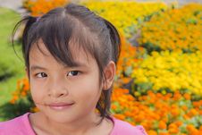 Little Girl Smile Royalty Free Stock Photos