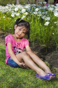 Little Girl Smile Royalty Free Stock Photography