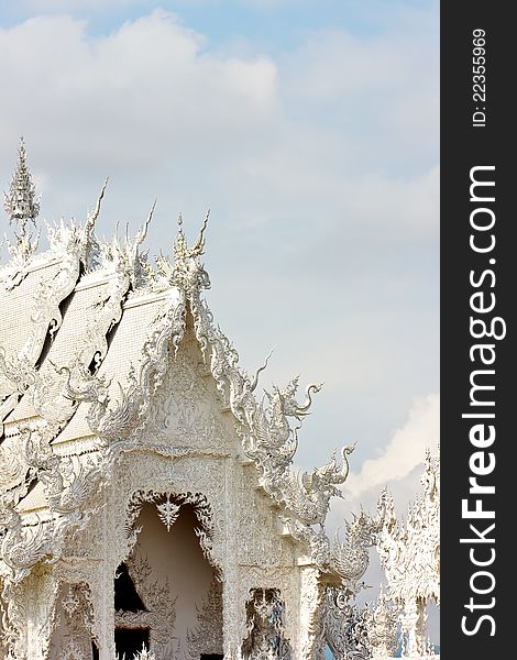 Patterns on the roof of the temple in northern Thailand. Patterns on the roof of the temple in northern Thailand