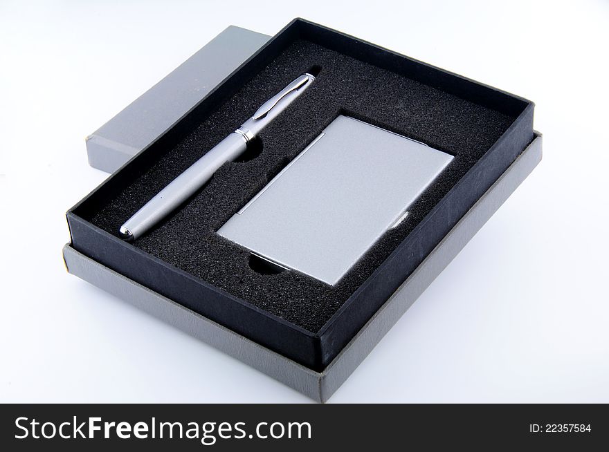 Pen in gift box