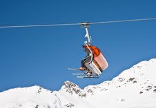 Chair Ski Lift Stock Photography