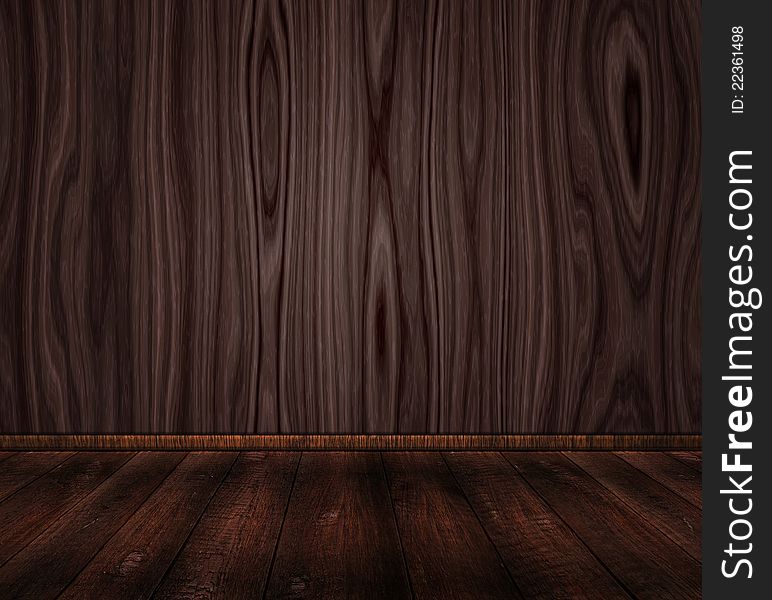 Grunge wooden room, vintage background. Grunge wooden room, vintage background