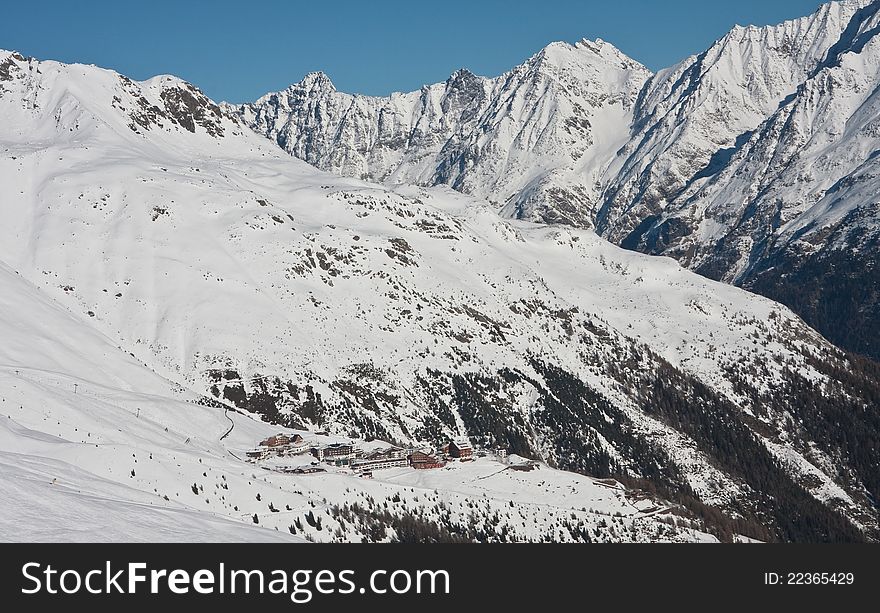 Ski resort  Solden. Austria