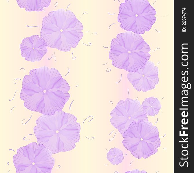 Seamless Primula Flowers Pattern for beautiful wallpapers. Seamless Primula Flowers Pattern for beautiful wallpapers
