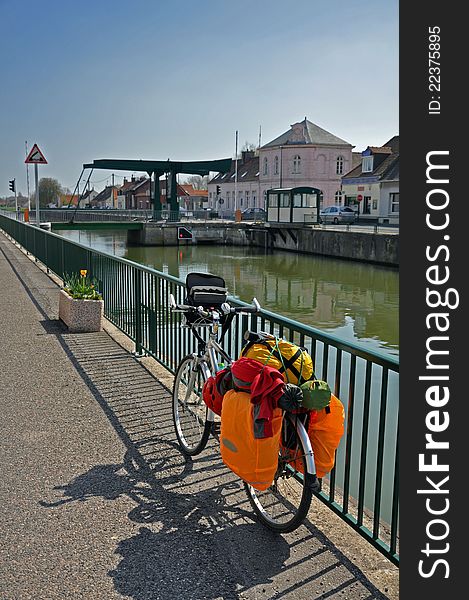 image shows cycle tourism in the low countries. image shows cycle tourism in the low countries