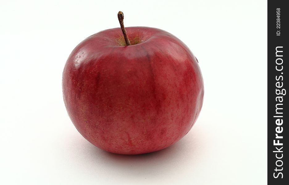 Apple photo on a white background