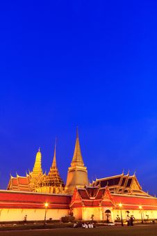 Thai Grand Palace Temple Stock Photo